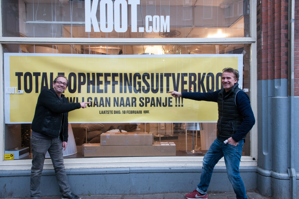 Opheffingsuitverkoop bij Koot